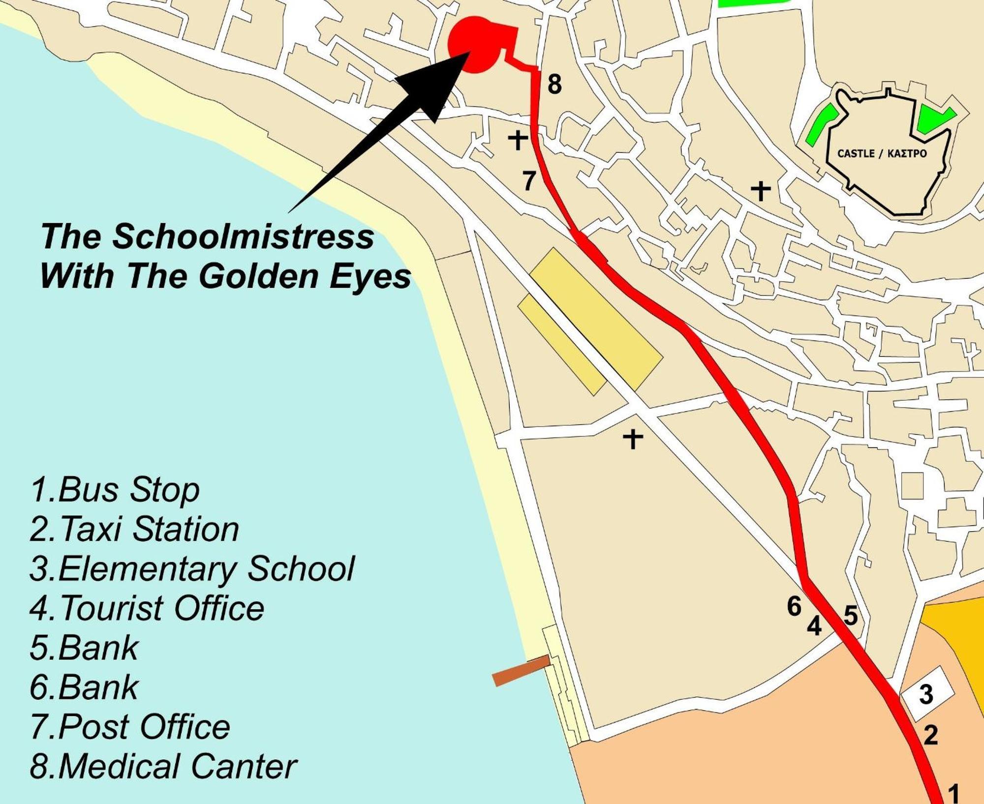 The Schoolmistress With The Golden Eyes, Studios & Rooms ميثيمْنا المظهر الخارجي الصورة